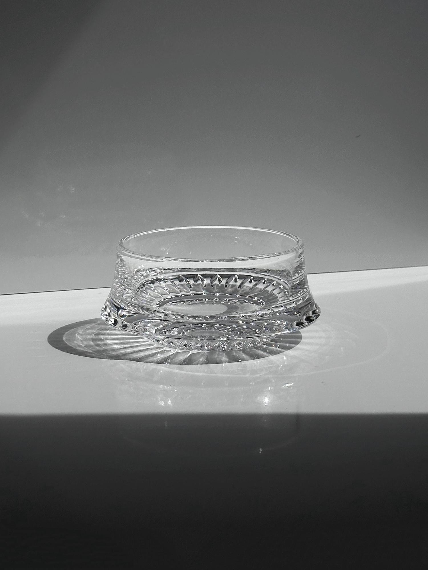 Vintage bowl crystal glass 1960s 4