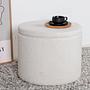 Dunken Pouf Offwhite Teddy 7