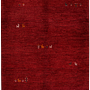 Rizbaf Gabbeh-Teppich Wolle Rot 0