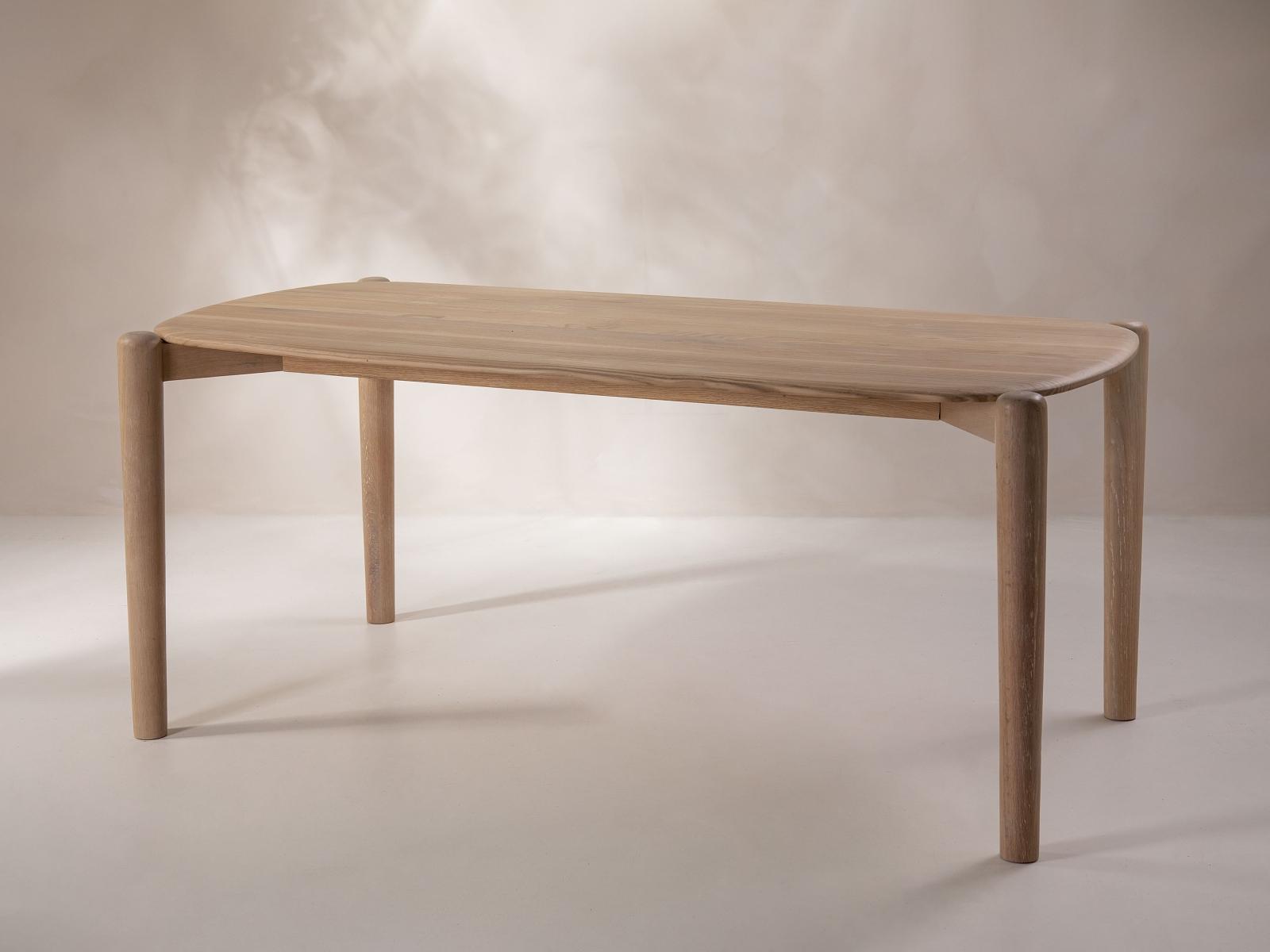 Aires Dining Table 6-Seater Wood Natural 180x90x76 cm 3