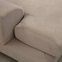 Modern sofa chaise lounge left ecru 6