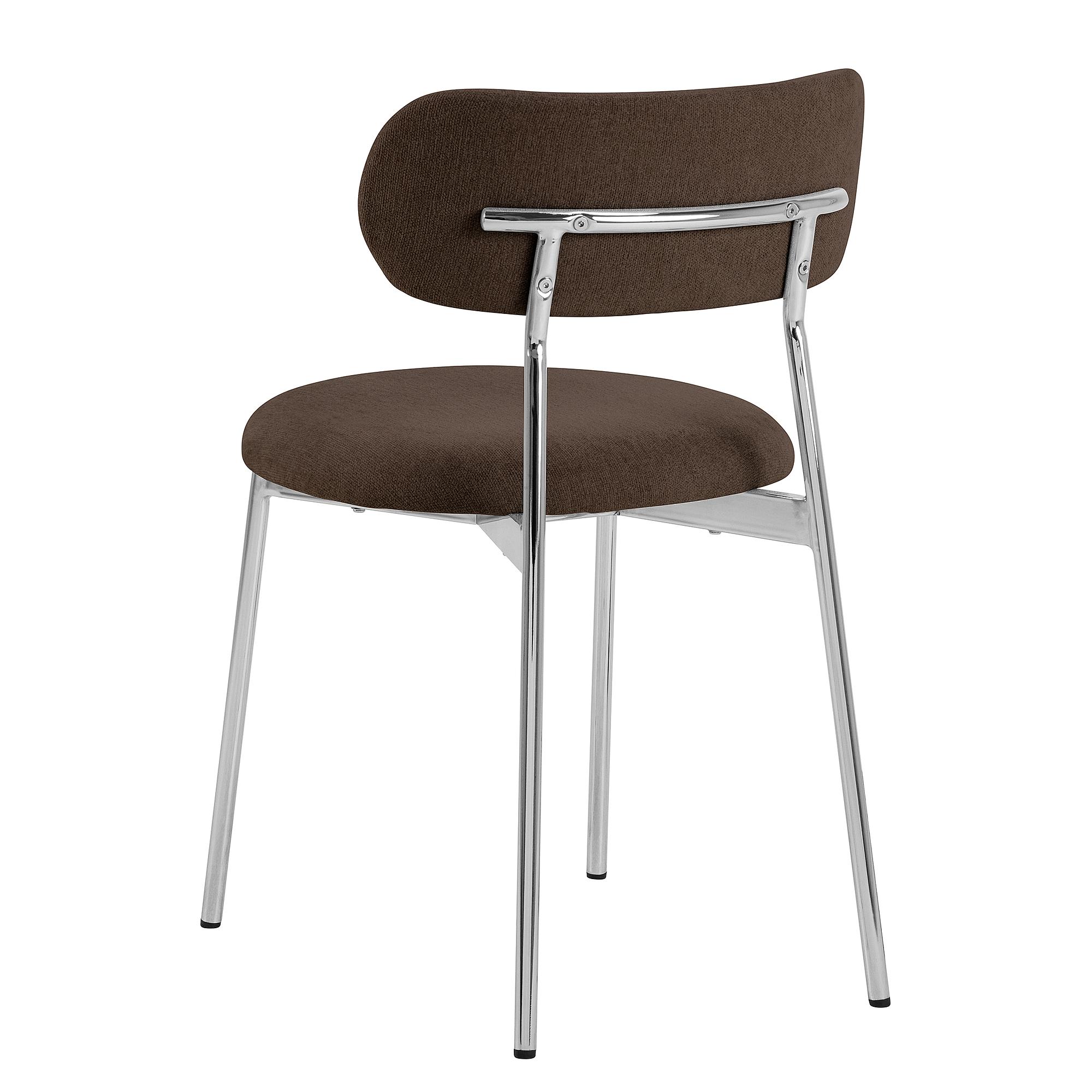 Polsterstuhl SUKHO 2er Set Braun 4