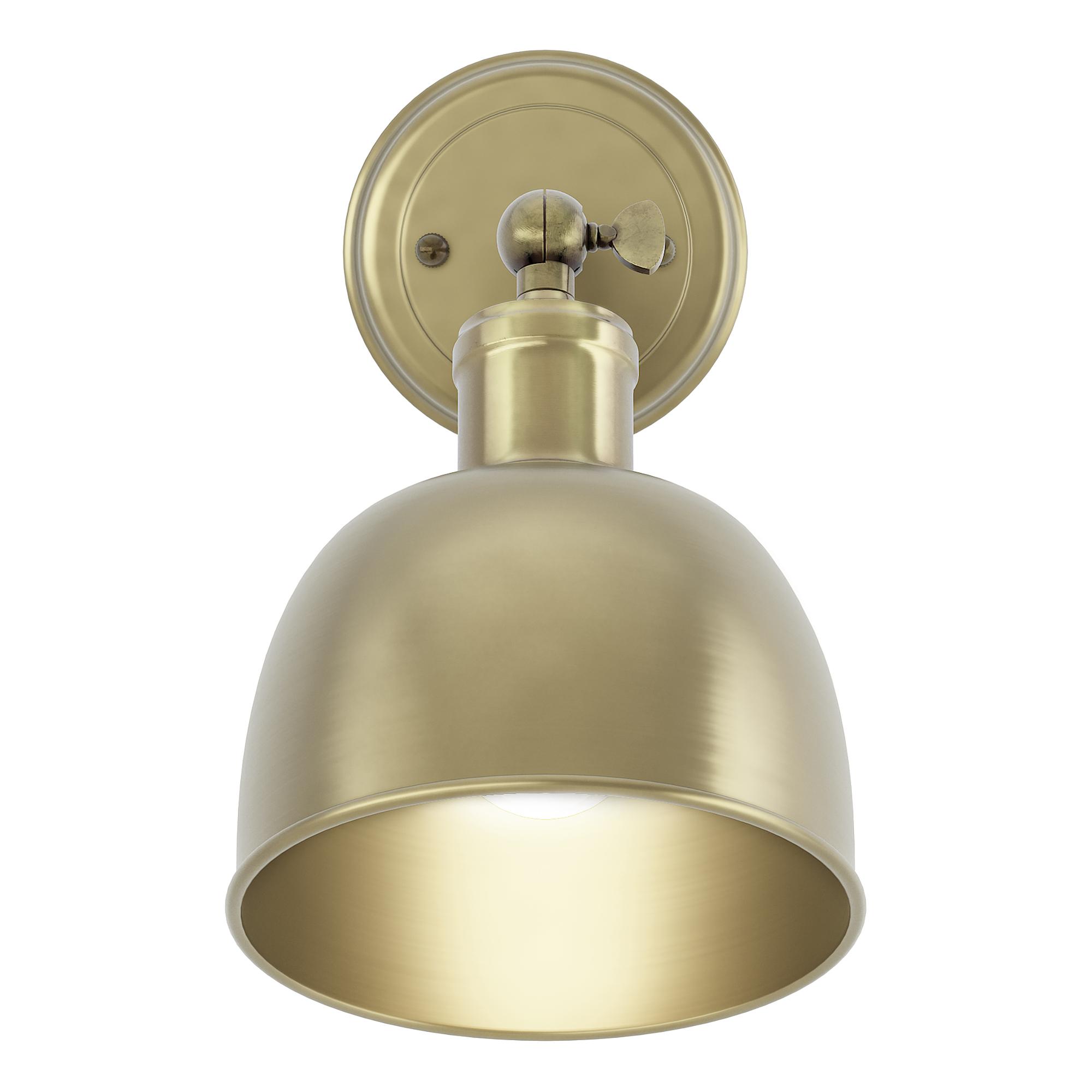 1-Flame LOWI Wall lamp Iron Brass 1