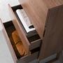 7024 Chiffonier Walnussholzfurnier Braun 7