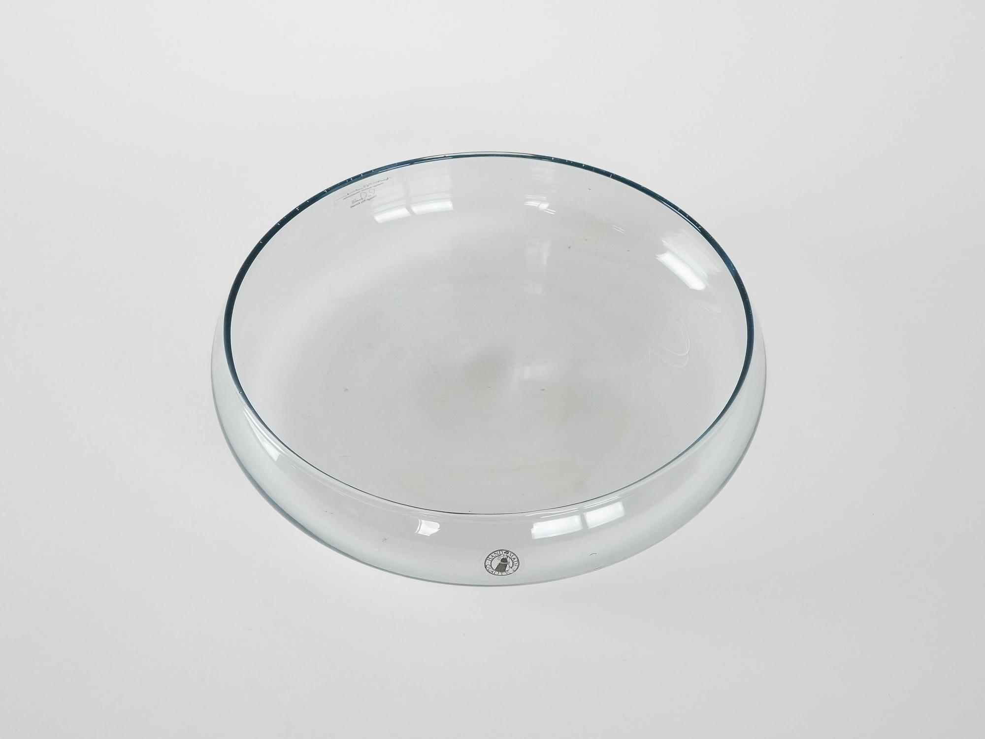 Glass bowl Transparent 1980s 3