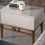 Nightstand walnut veneer cream 1