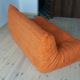 Togo Sofa 3-Sitzer Textil Orange 6