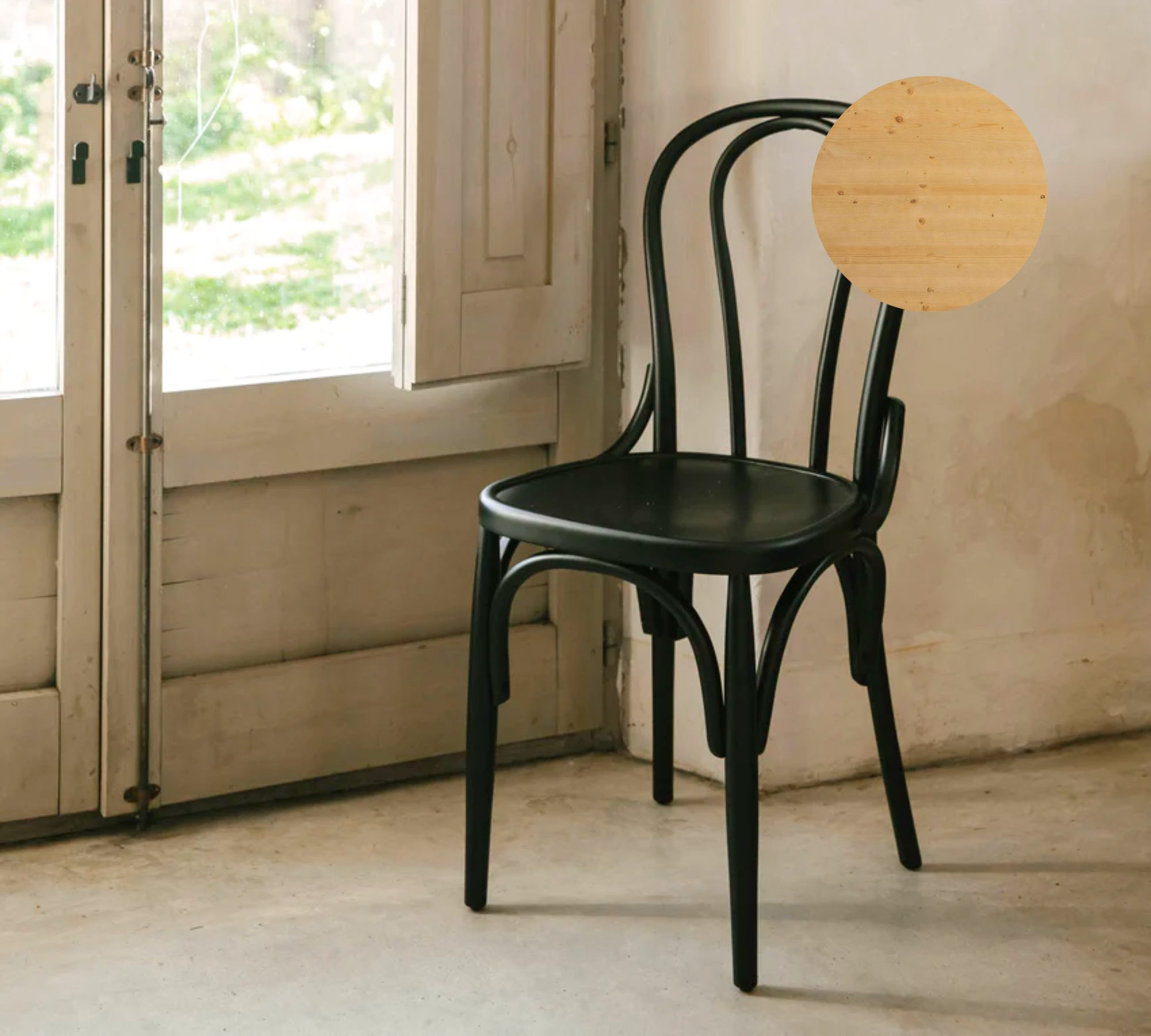 Lindita Stuhl Holz Olive  0