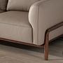 Sofa 6257 2-Sitzer Leder Braun 4