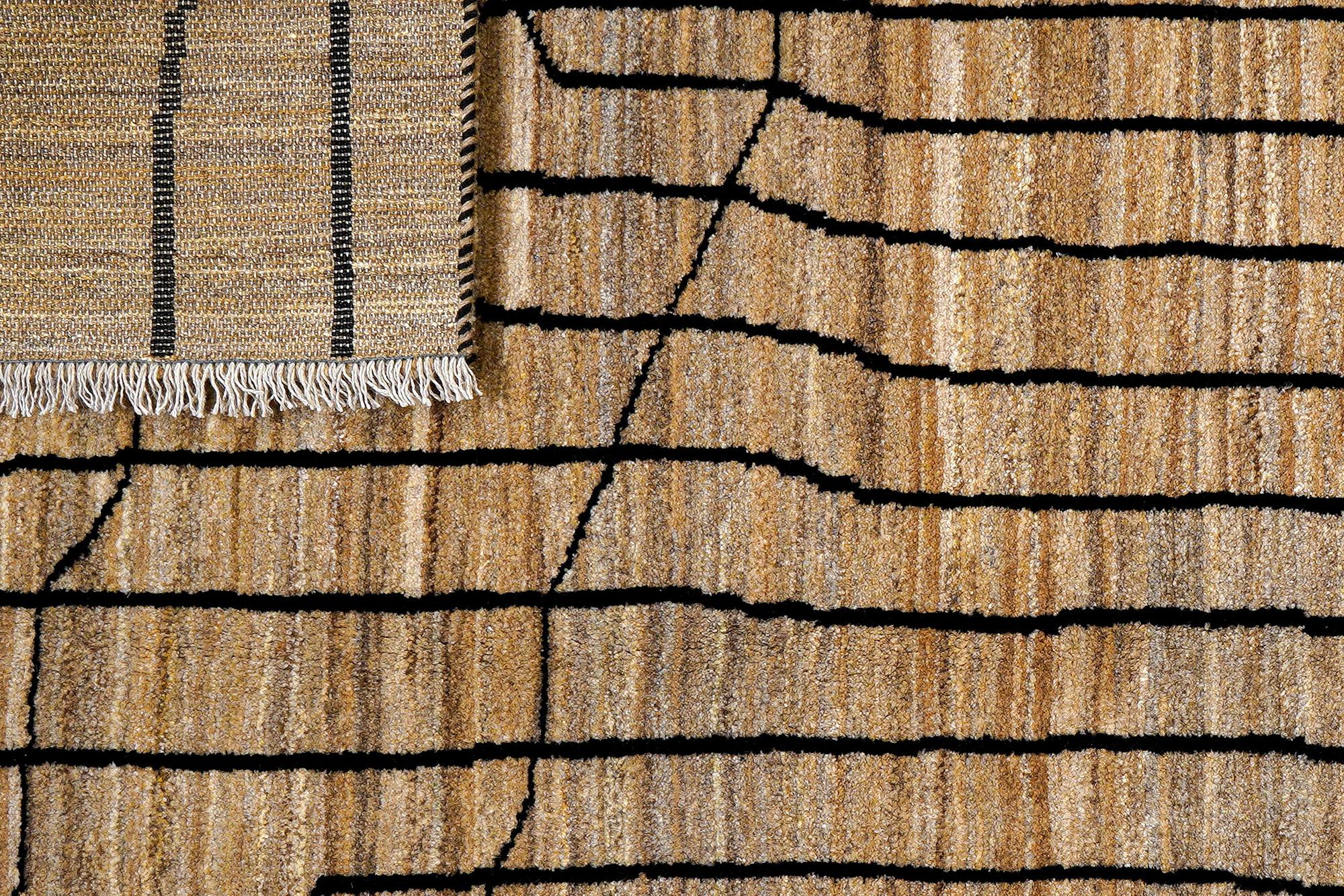 Gabbeh Basi Rug Brown 5