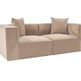 Sofa 2-seater Cappuccino 8