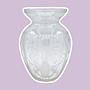 Vintage Art Deco Blumenvase Kristall 1920er Jahre 0