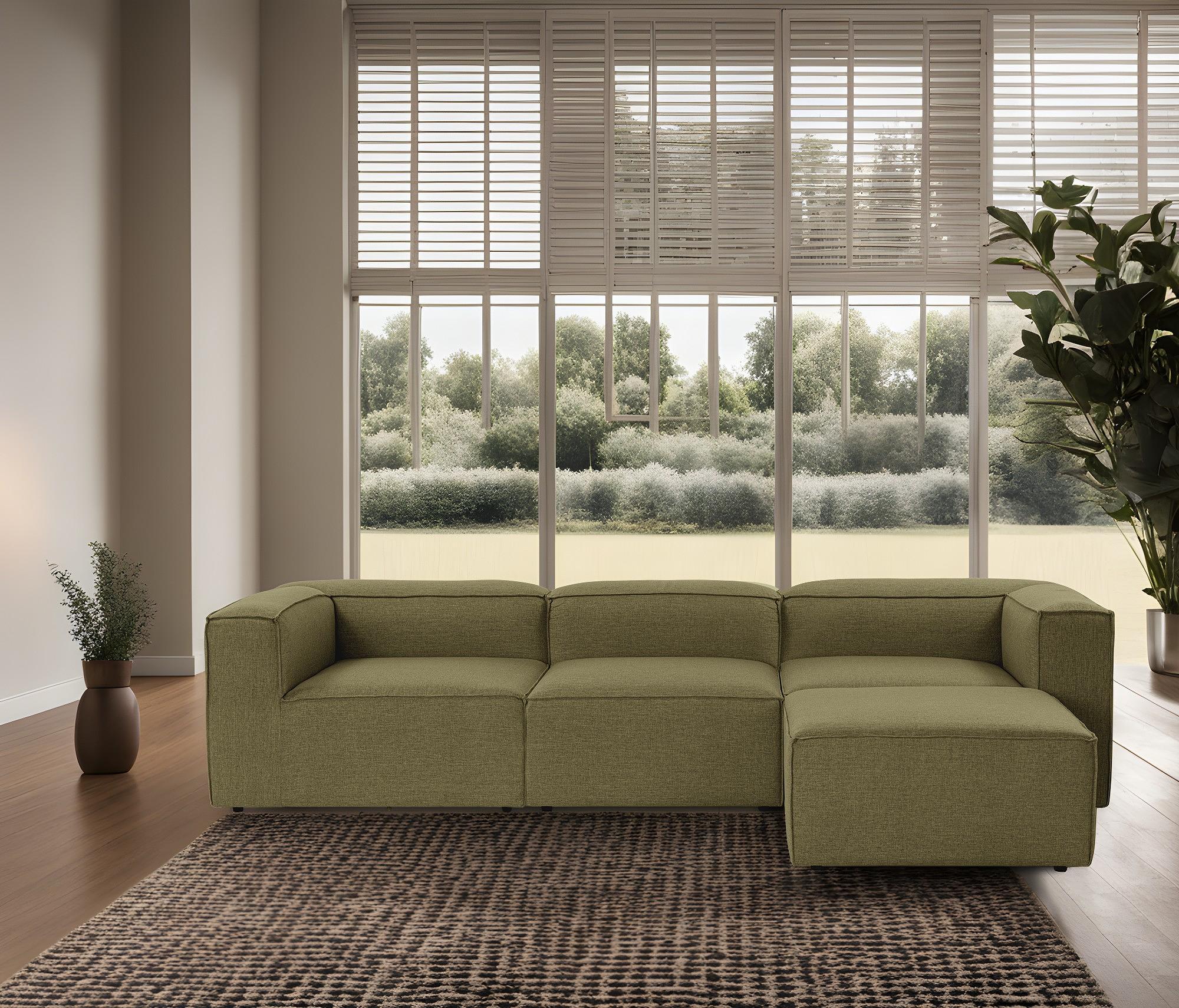 Fora Green Corner Sofa 3