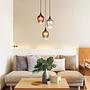 3-Light Pendant Light Lavus Type B Colored Glass Iron Colorful 2