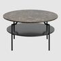 Couchtisch Marmor Dekor Braun 2