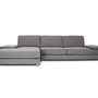 Filippo Ecksofa Textil Ronda88 Grau 2