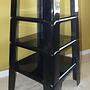 Nesting Tables Set of 4 Stackable Black 1960s 0