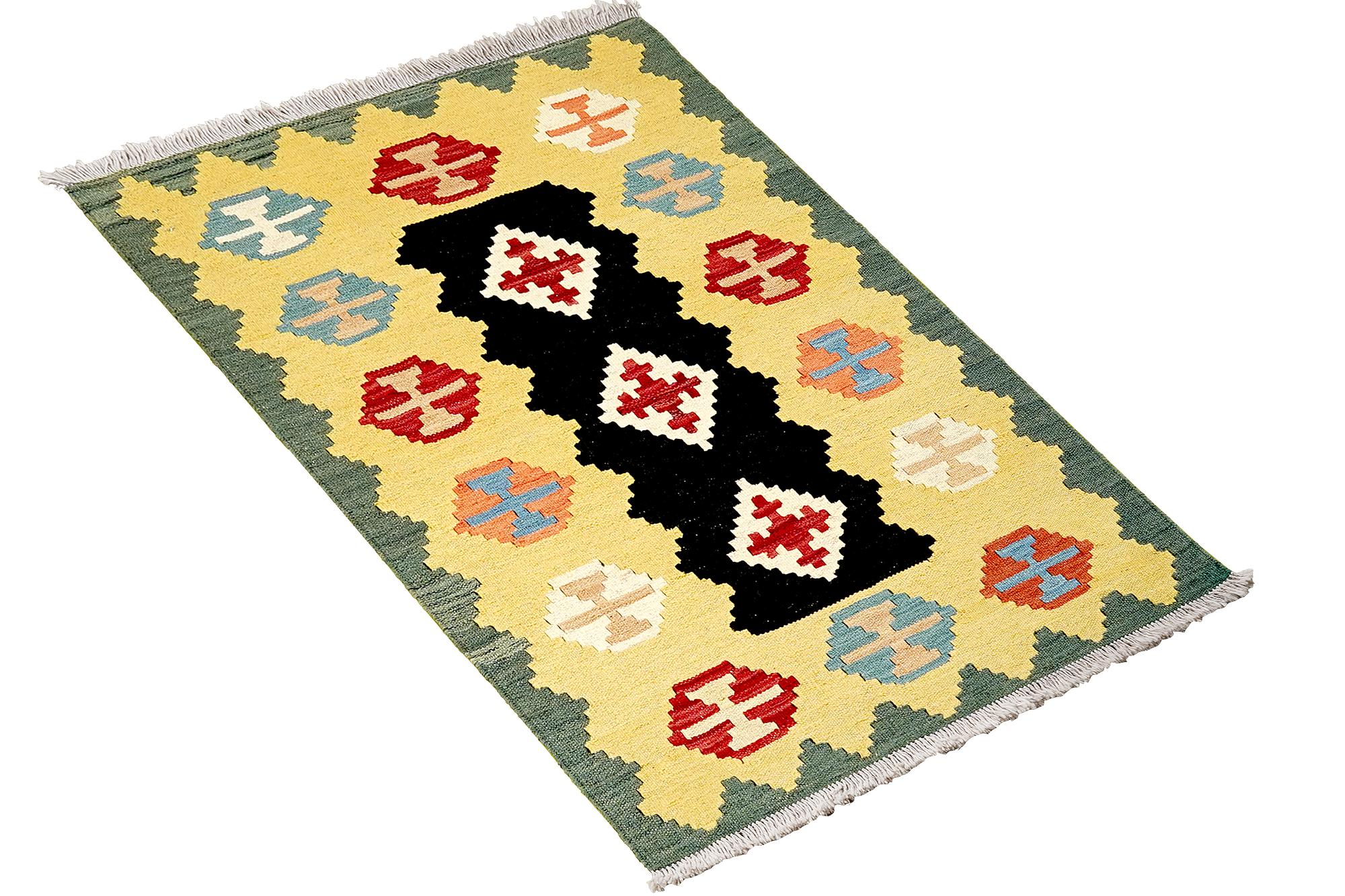 Kilim Gashgai Teppich Mehrfarbig 2