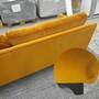Astha Sofa 3-Sitzer Velours Matt Amber  7