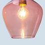 1-flammige Pendelleuchte Babyrosa 1