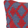 Kelim Kissen Wolle Mehrfarbig 1