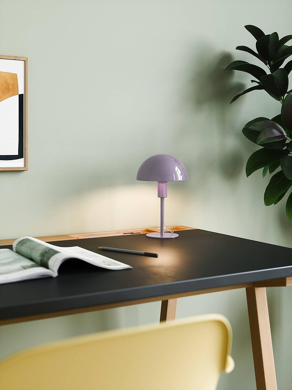 Ellen Tischlampe Aluminium Lila 1-flammig 2