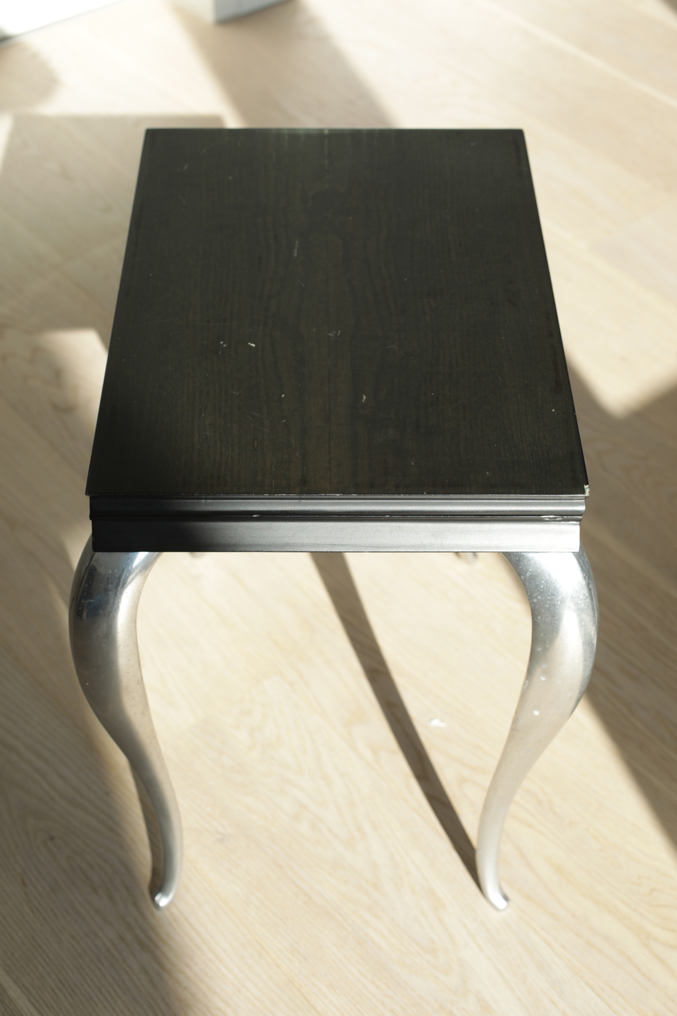 2x Lola Mundo Table Chair Philippe Starck Wood Black 4