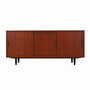 Vintage Sideboard Teakholz Braun 1970er Jahre 0