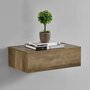 Oslo Wandregal Nachttisch Holz Natural  0