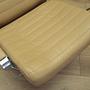 Armchair Leather Light Brown 1970s 13