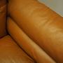 Sofa Leather Brown 1960s 13