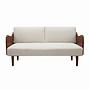 2-Sitzer Sofa Beige 1970er Jahre 0