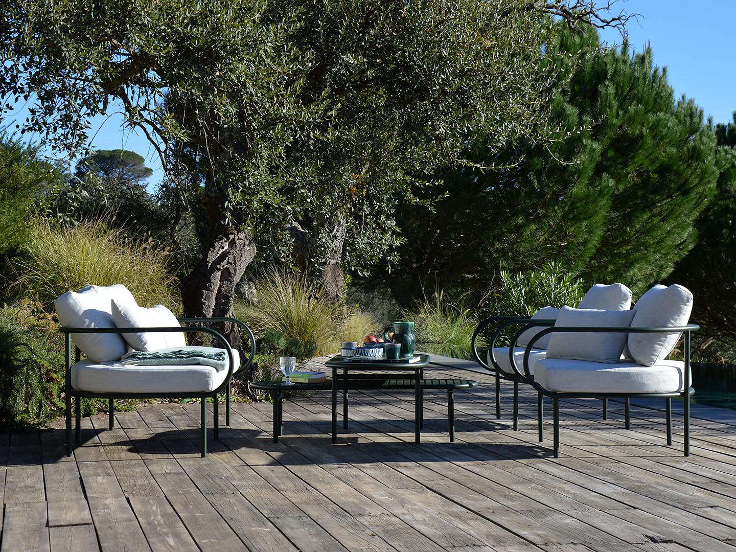 L44 Set lounge verde 3