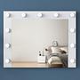 Dressing table with mirror and drawers White 7