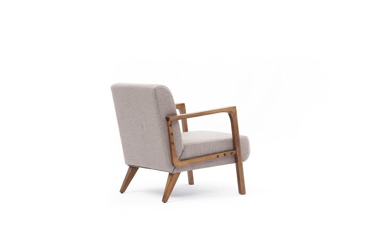 Kemer Sessel Holzfurnier Cream 3