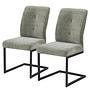 2x Upholstered chair PAMALU Khaki 0