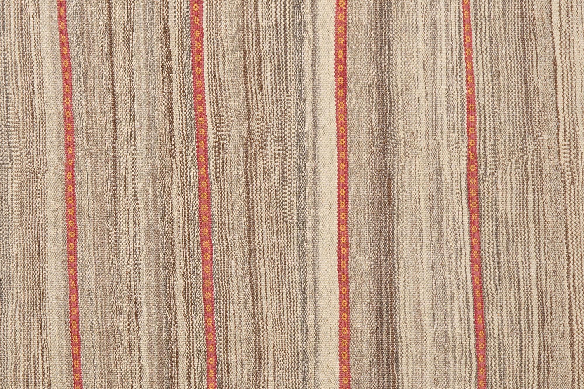 Kilim Gashgai Teppich Hellbraun 5