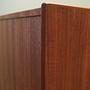 Vintage Highboard Teakholz Braun 1970er Jahre 14