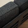 Sofa Textile Wood Black 1960s 12