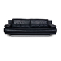 6500 Sofa 3-Sitzer mit Funktion Leder Dunkelblau 0