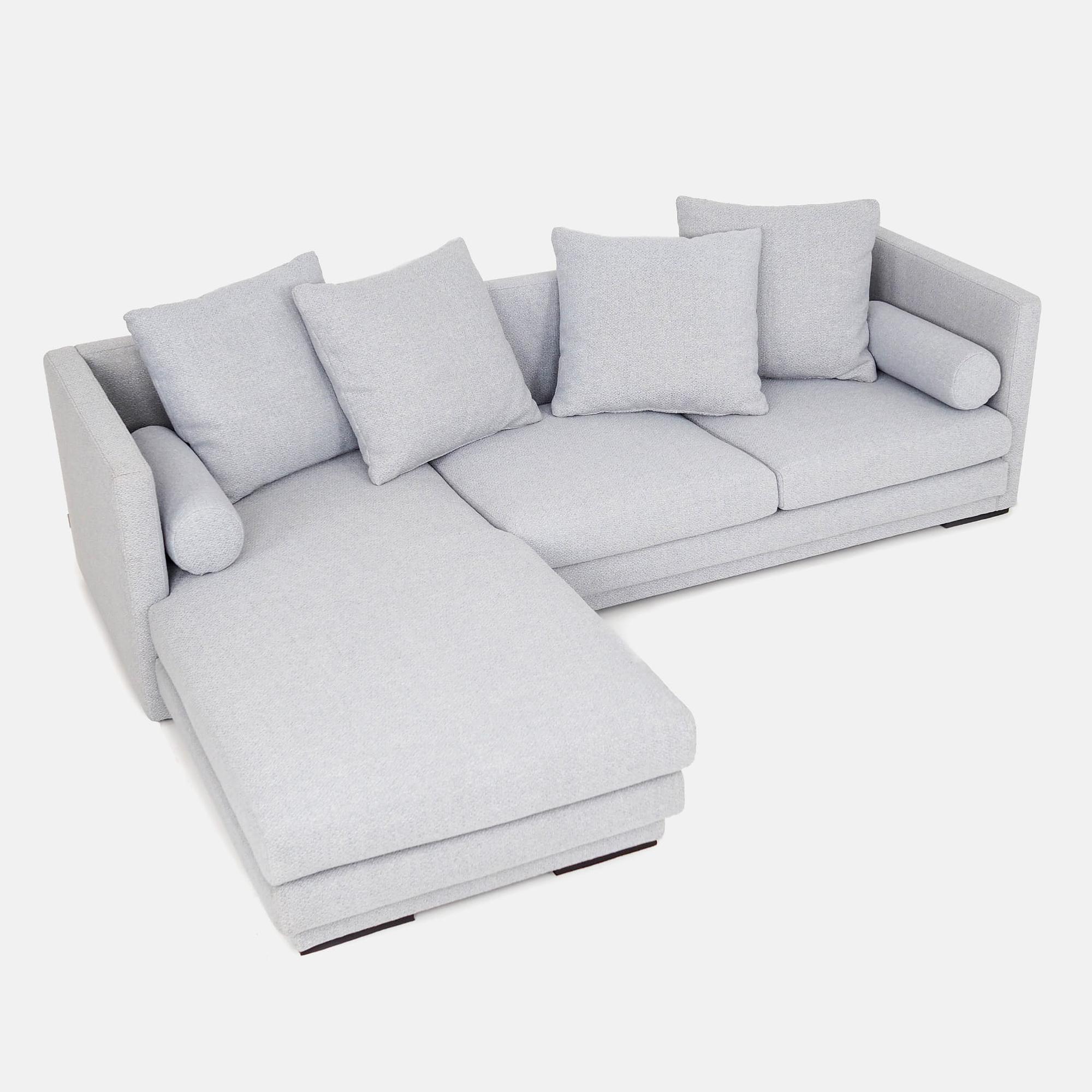 Malmo corner sofa 3-seater dove grey 3
