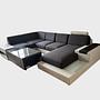 Luxus Modulares Sofa Leder  0