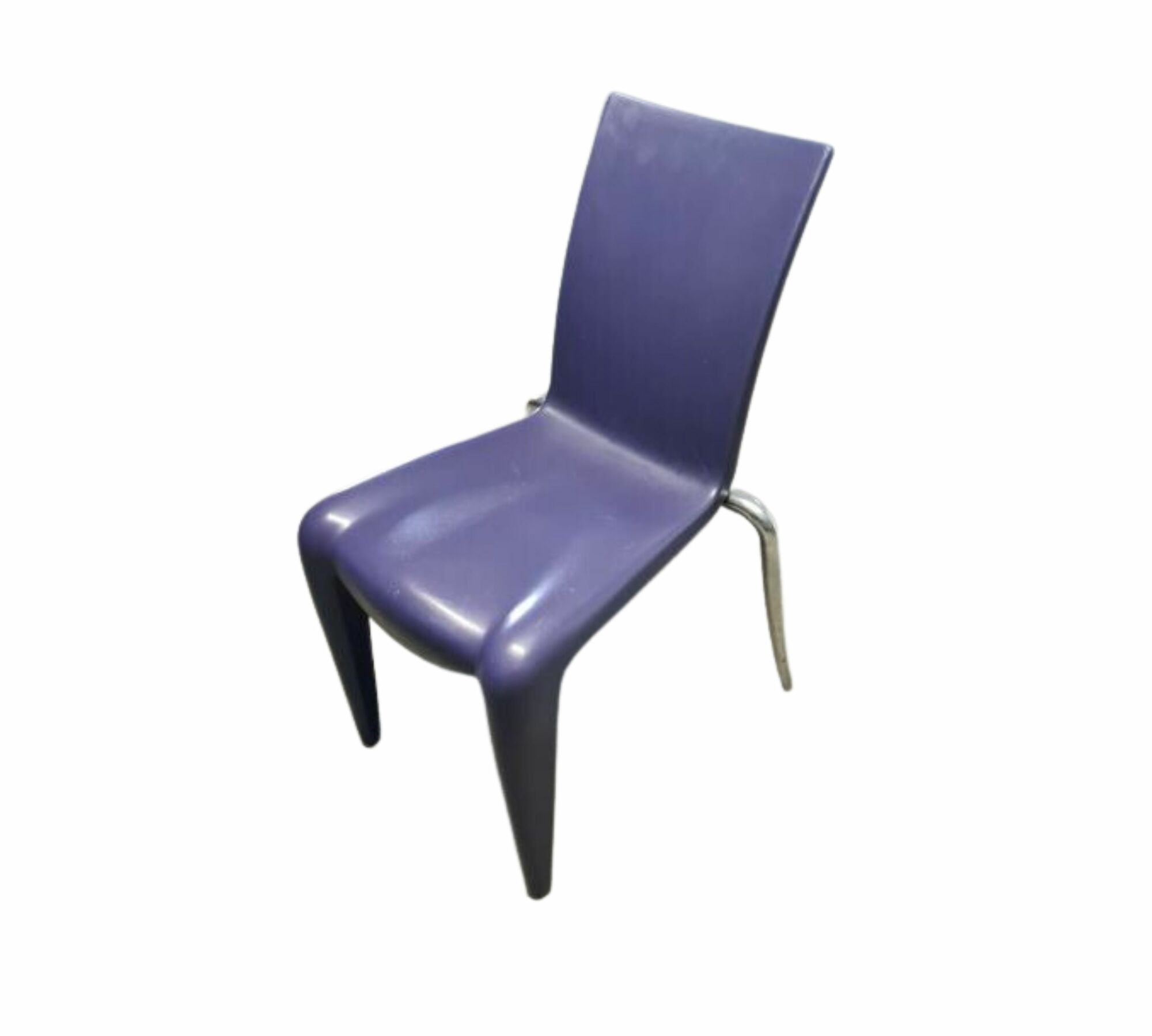 4x Louis 20 Stuhl by Philipp Starck Kunststoff Violett 0
