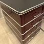 Classic Line Schreibtisch TB229 Stahl Dunkelrot 3