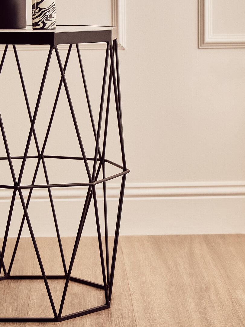 Shalimar Tavolino rotondo metallo marmo 3