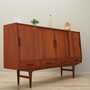 Highboard Holz Braun 1960er Jahre 5