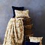 Bosie Lamina Navy Blue Rectangular Pillow 8
