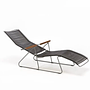 CLICK Sunlounger Liegestuhl Bambusarmlehnen Pflaume 10810 3