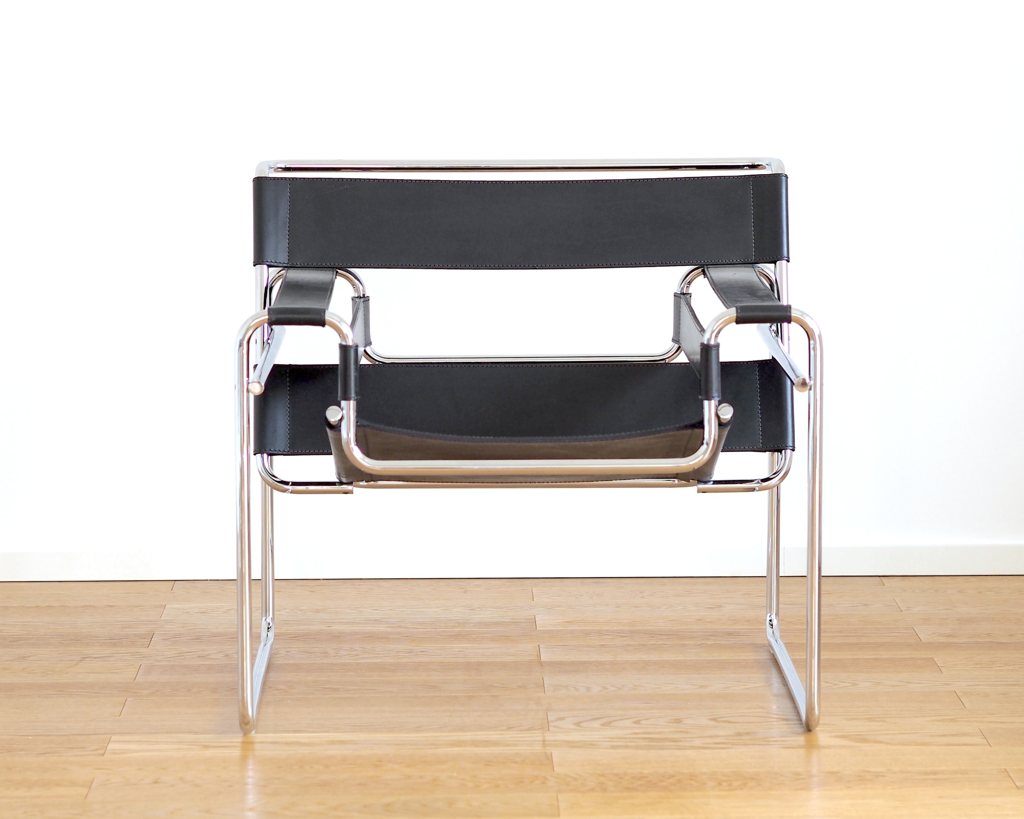 Marcel Breuer Wassily Chair Leder Schwarz 4