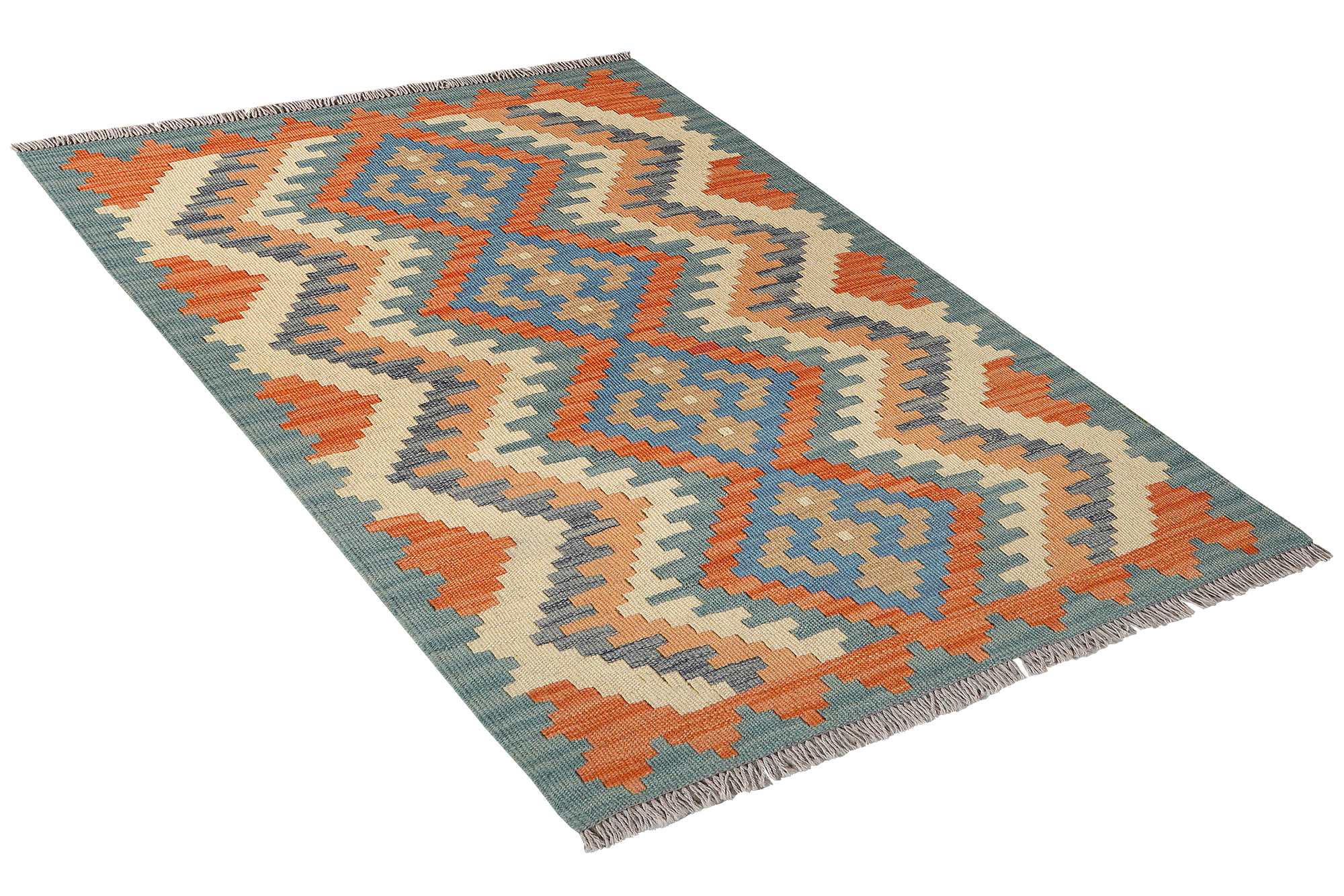 Kelim Gashgai Wool Multicolored 7